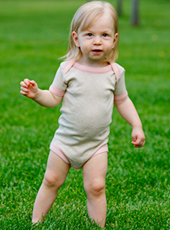 girls organic cotton onesies short sleeve